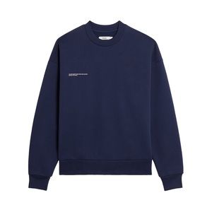 Pangaia Signature Sweatshirt - Neutral Tones - Navy Blue | Size XS